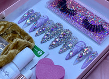 Load image into Gallery viewer, Floral Glow In The Dark Lavender Set