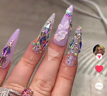 Load image into Gallery viewer, Floral Glow In The Dark Lavender Set