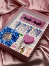 Load image into Gallery viewer, Icy Blue Bling Nails