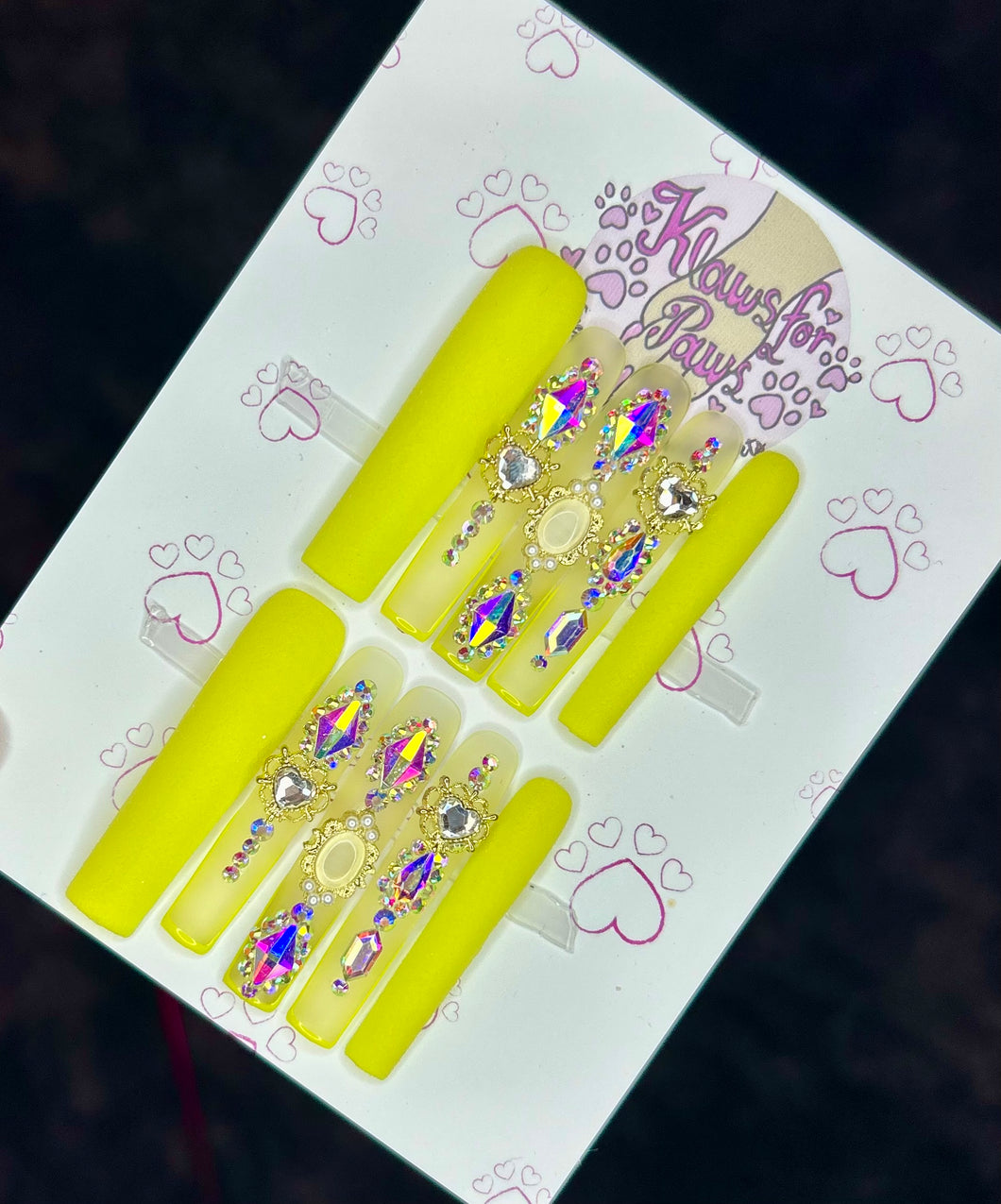Neon Handmade Press on Nails