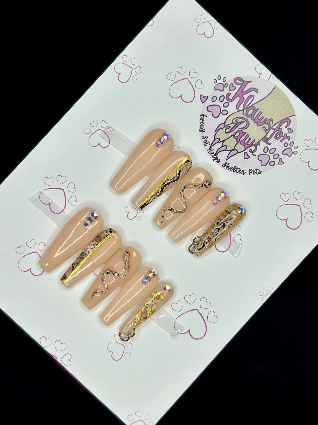 Serpent Handmade Press on Nails