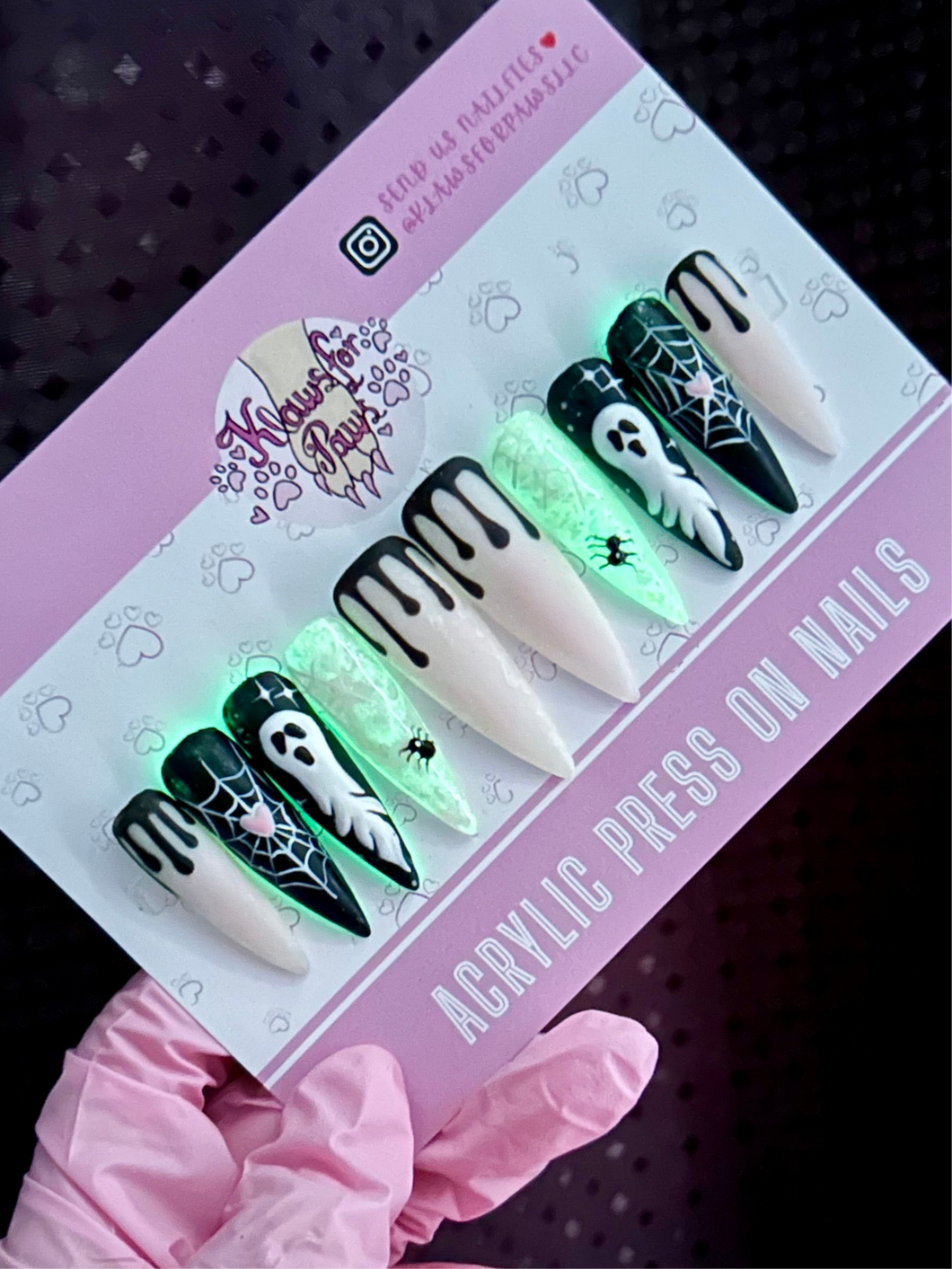 Glow in the Dark Girly Ghost Set