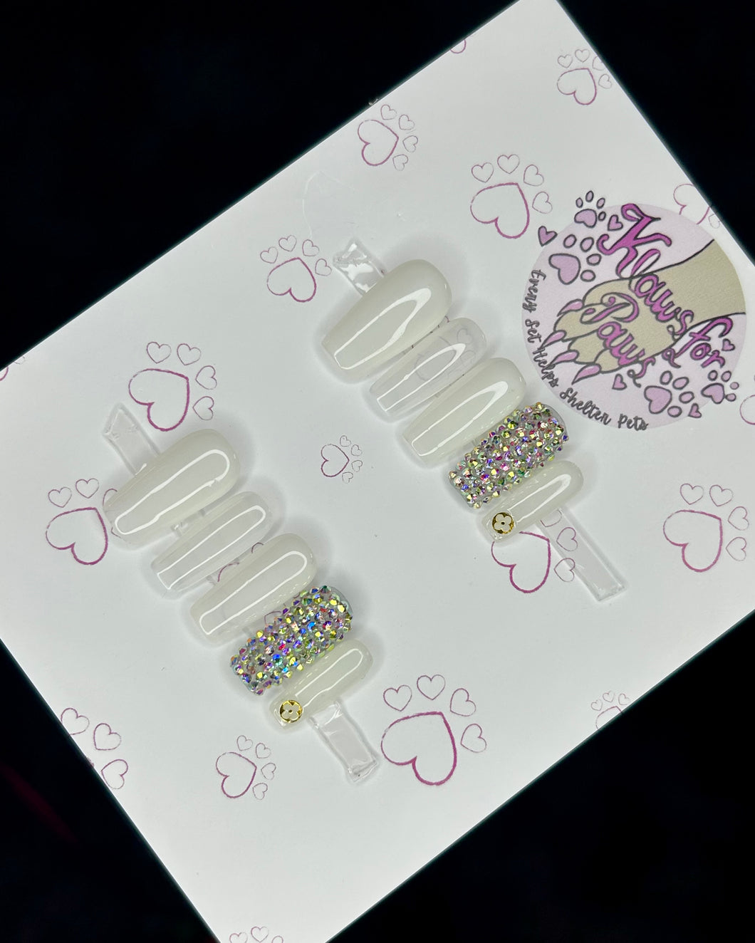 Frosted Handmade Press on Nails