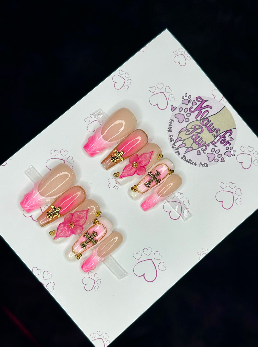 Pyrite Handmade Press on Nails