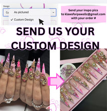 Load image into Gallery viewer, 1 Set Custom Acrylic Press ons
