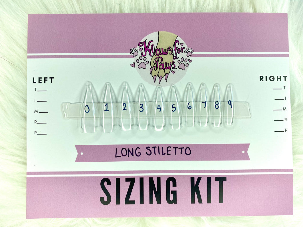 Long Stiletto Sizing Kit