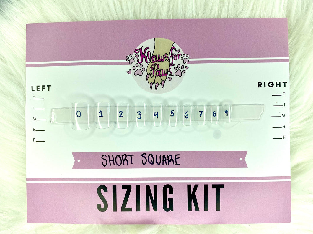 Short Square Sizing Kit