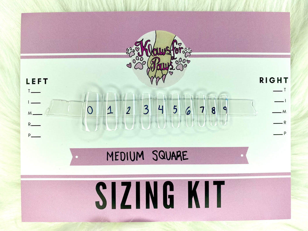 Medium Square Sizing Kit