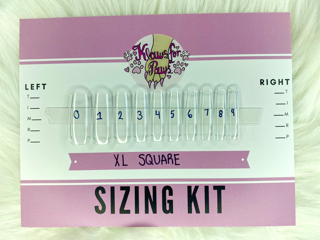 XL Square Sizing Kit